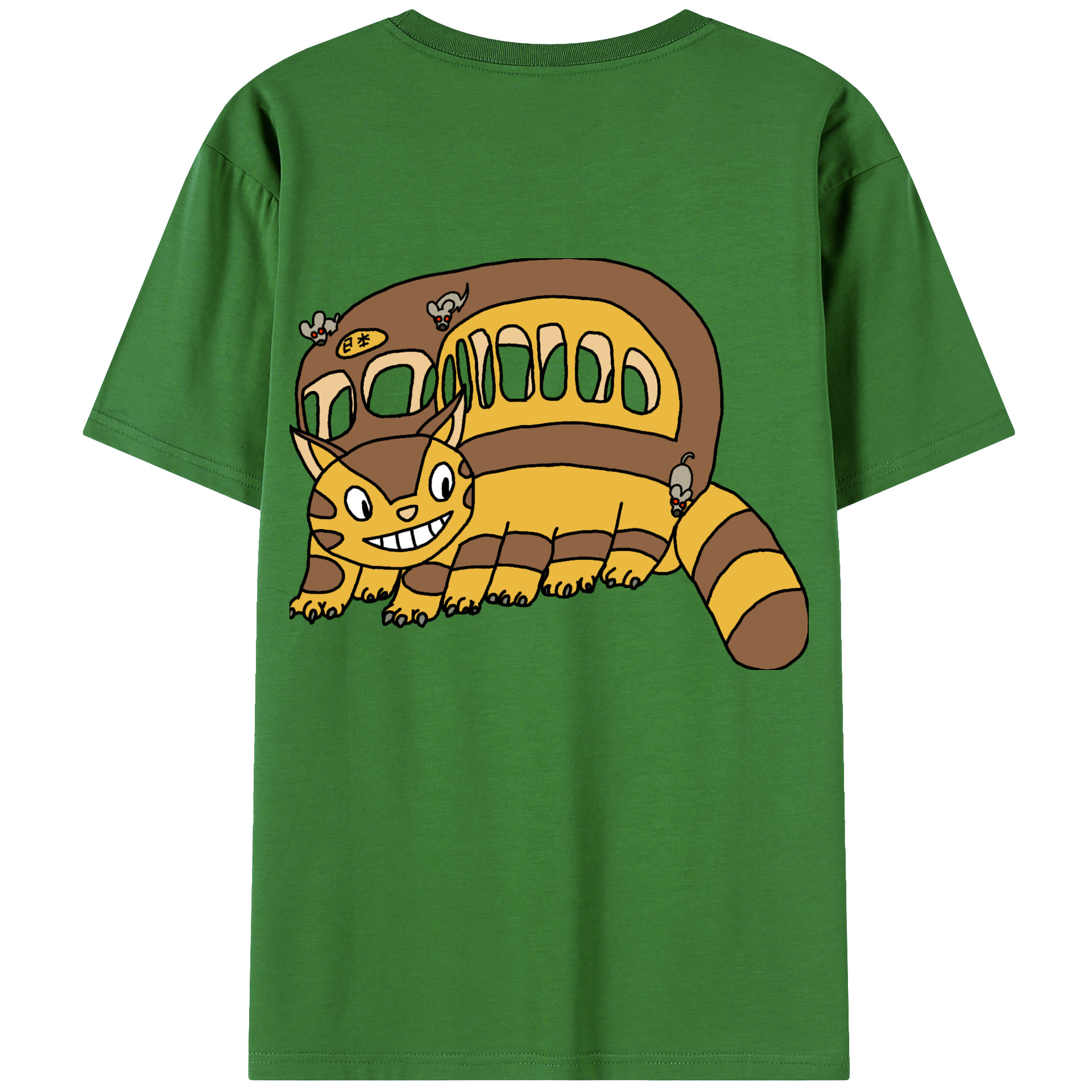 （画像用） となりのトトロ 草壁メイ 草壁サツキ My Neighbor Totoro Satsuki Kusakabe Mei Kusakabe レディース半袖Tシャツ(バックプリント)